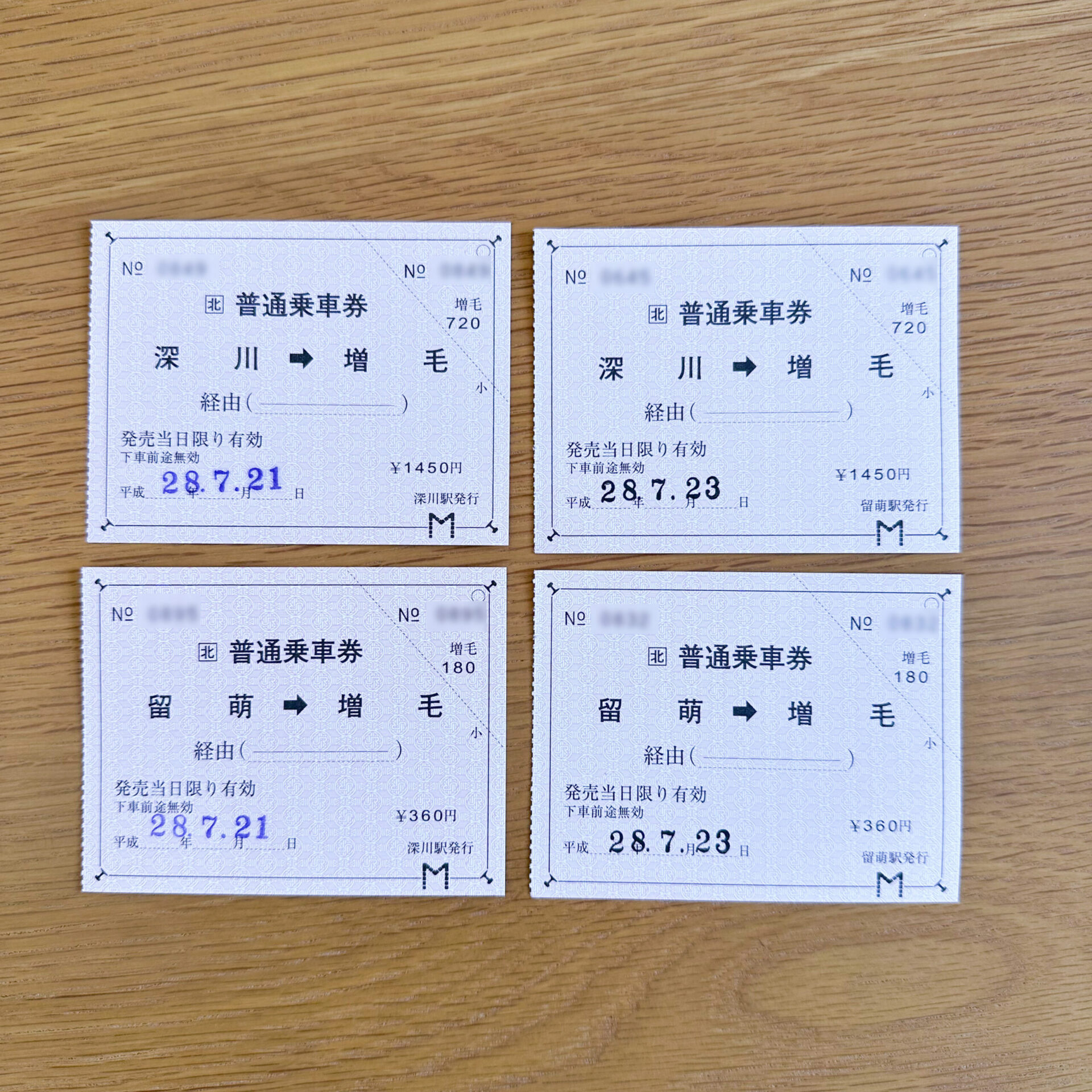 記念常備券