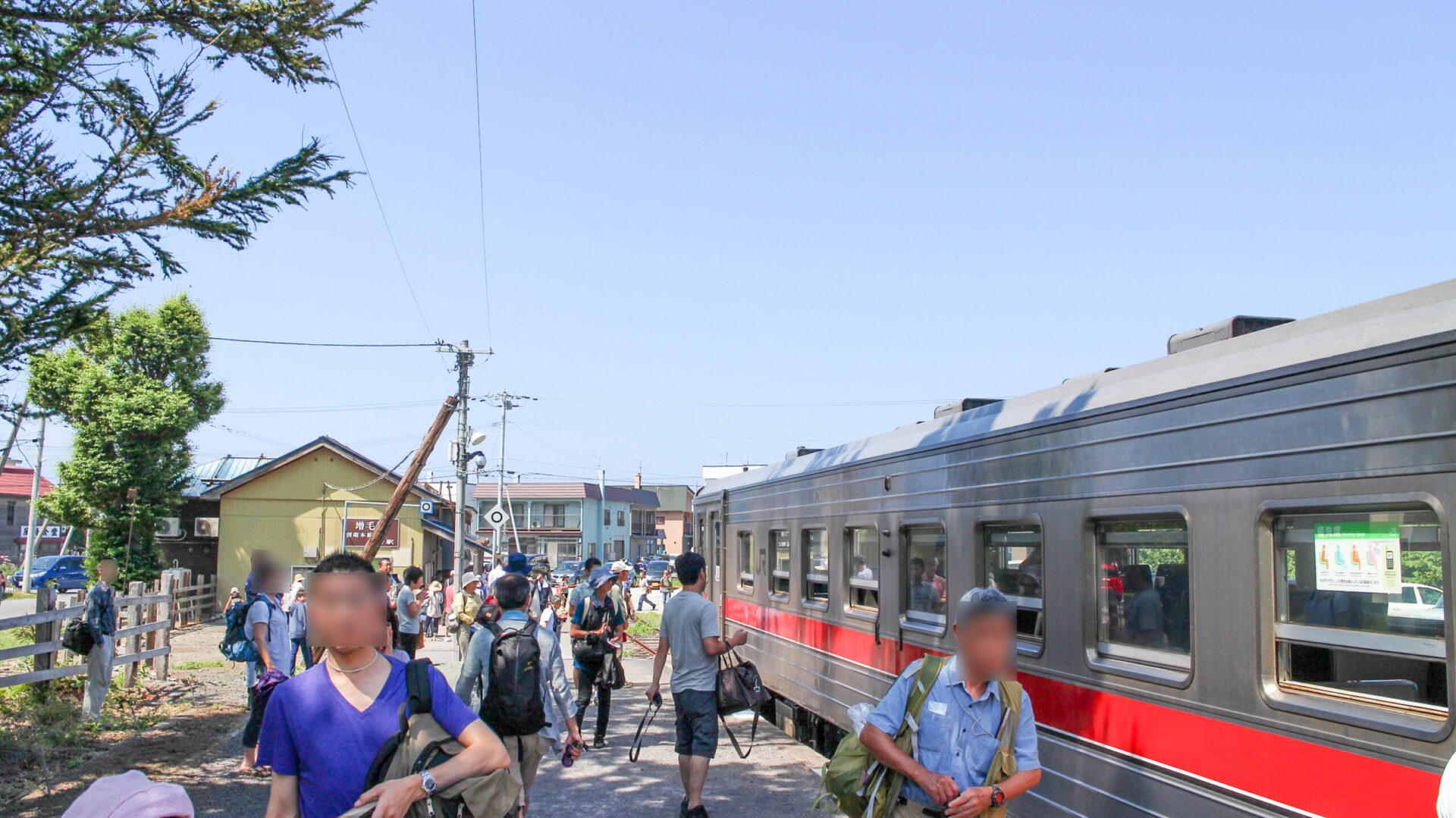 増毛駅で折り返しの留萌本線普通列車