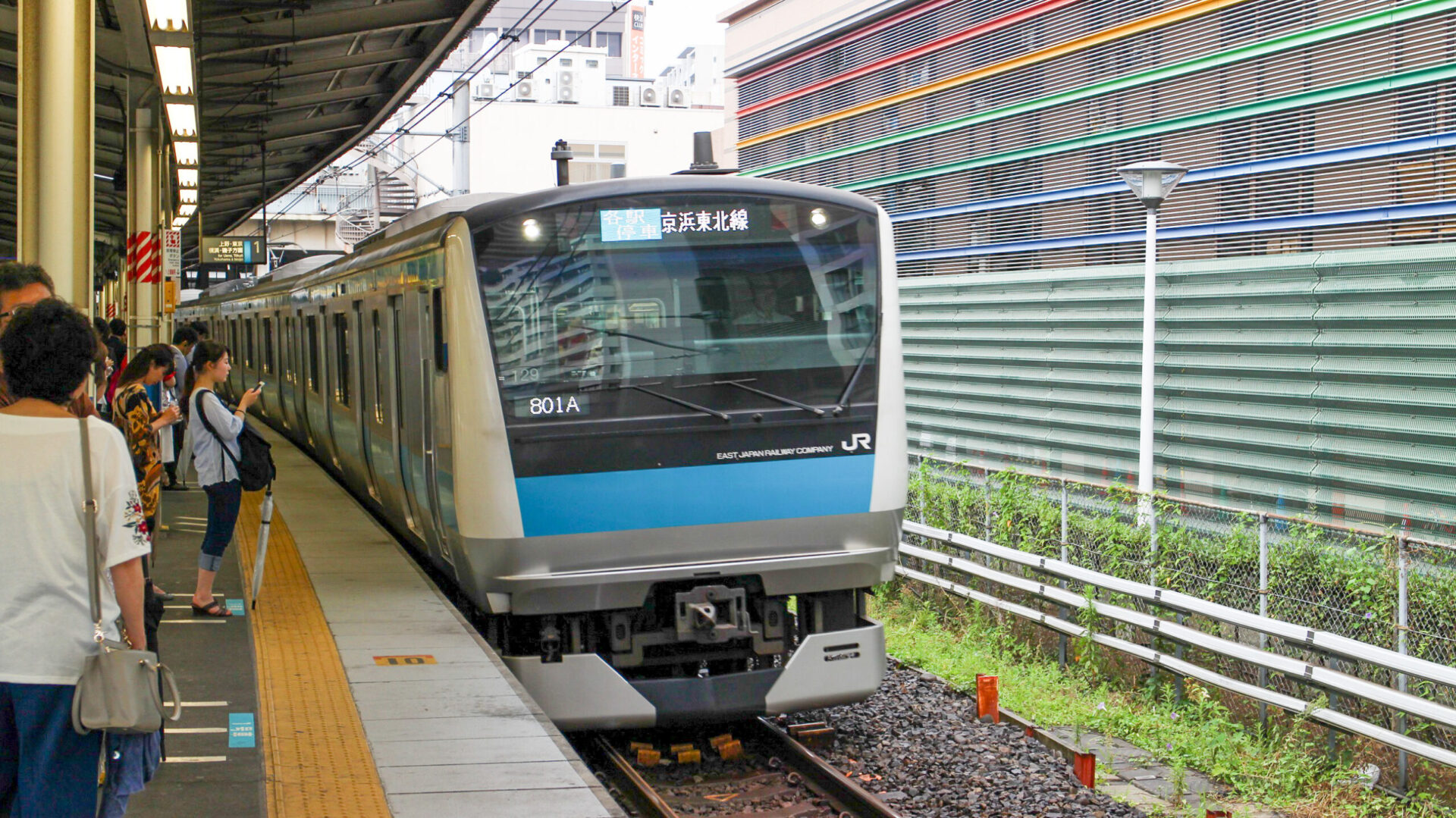 京浜東北線川口駅にて