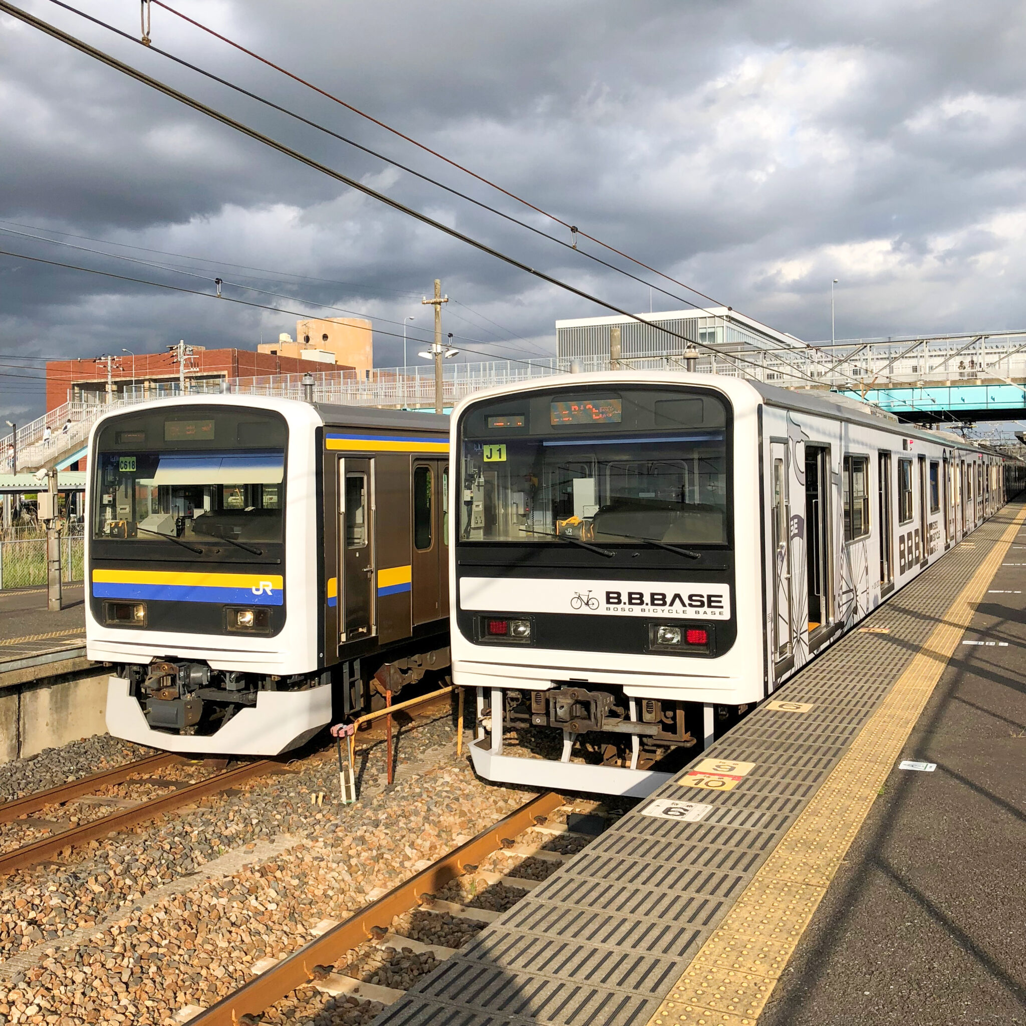ビービーベース佐原駅にて