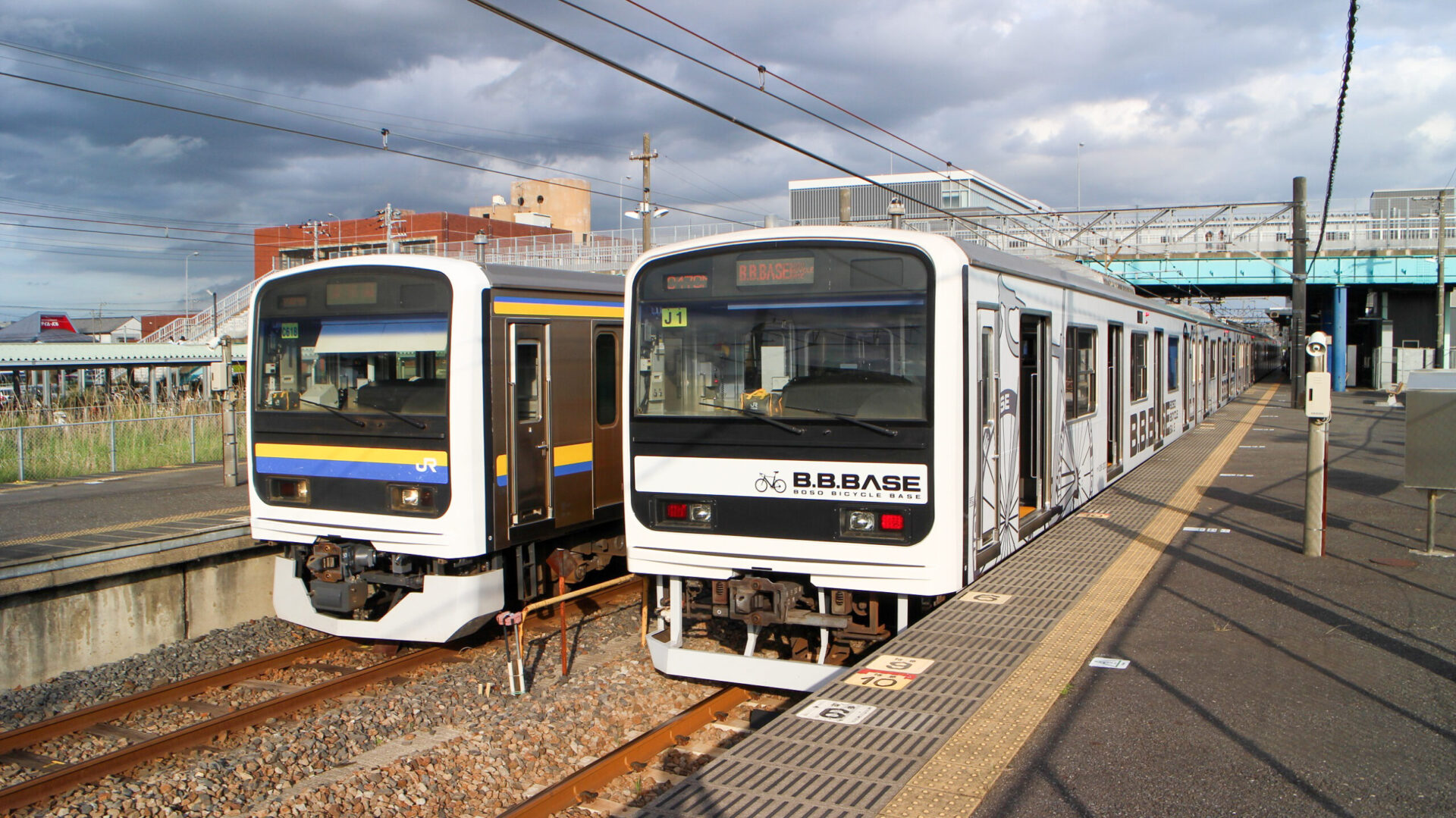 ビービーベース佐原駅にて