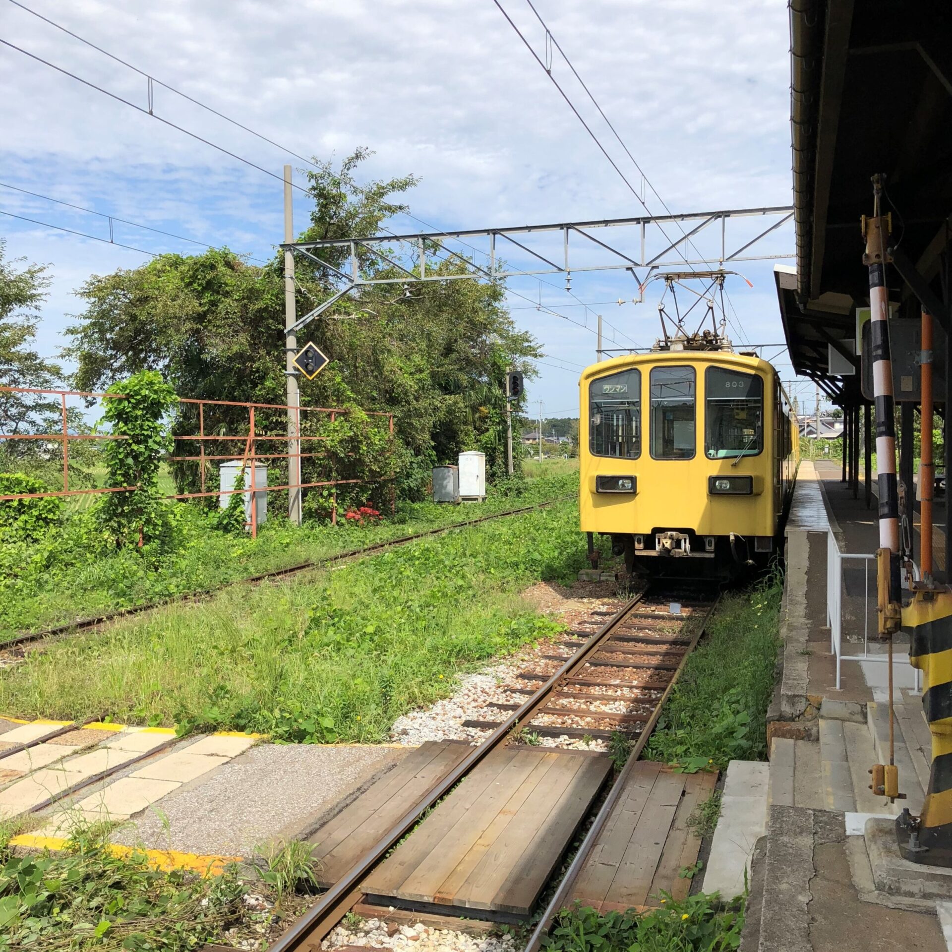 近江鉄道の電車