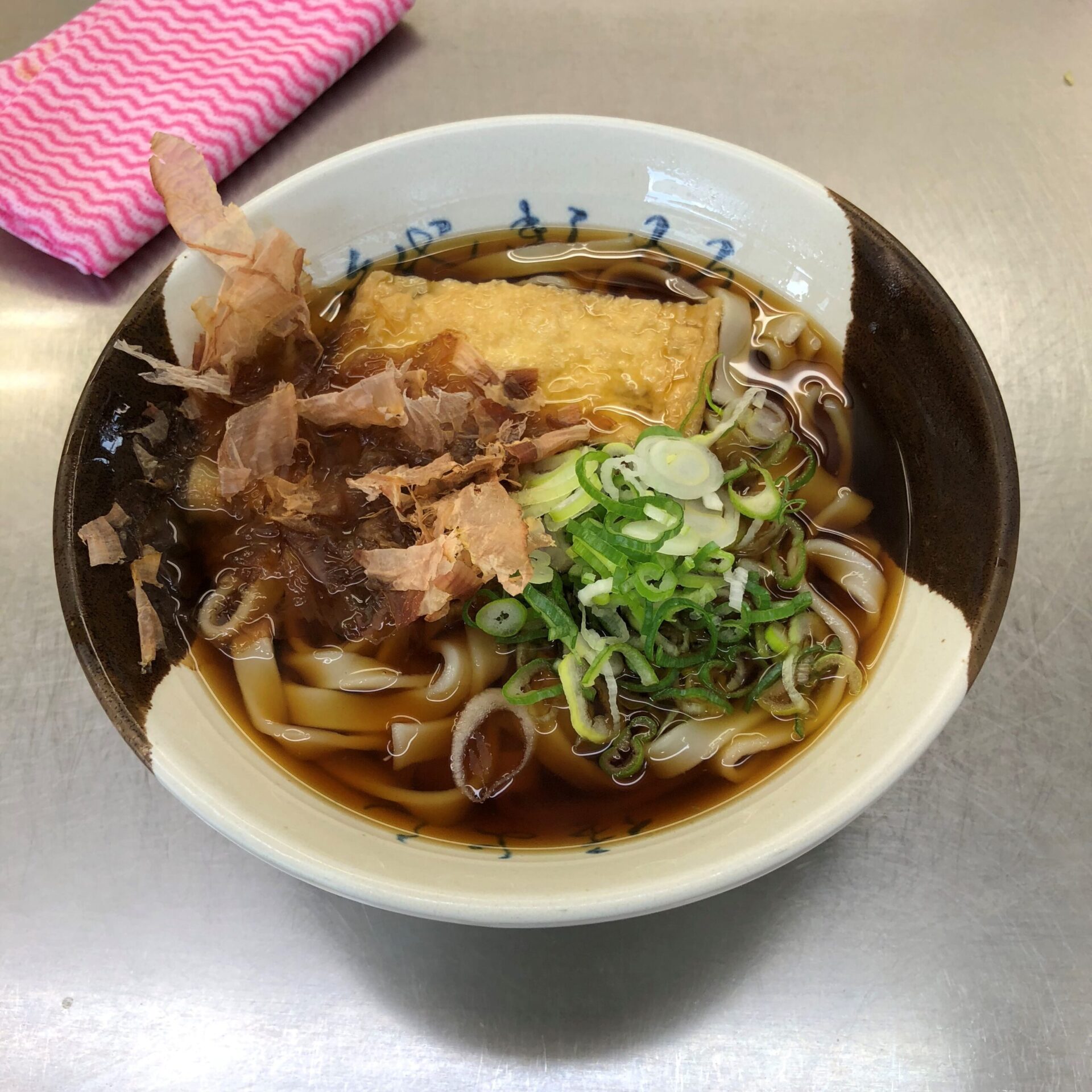 きしめん名古屋駅ホームにて