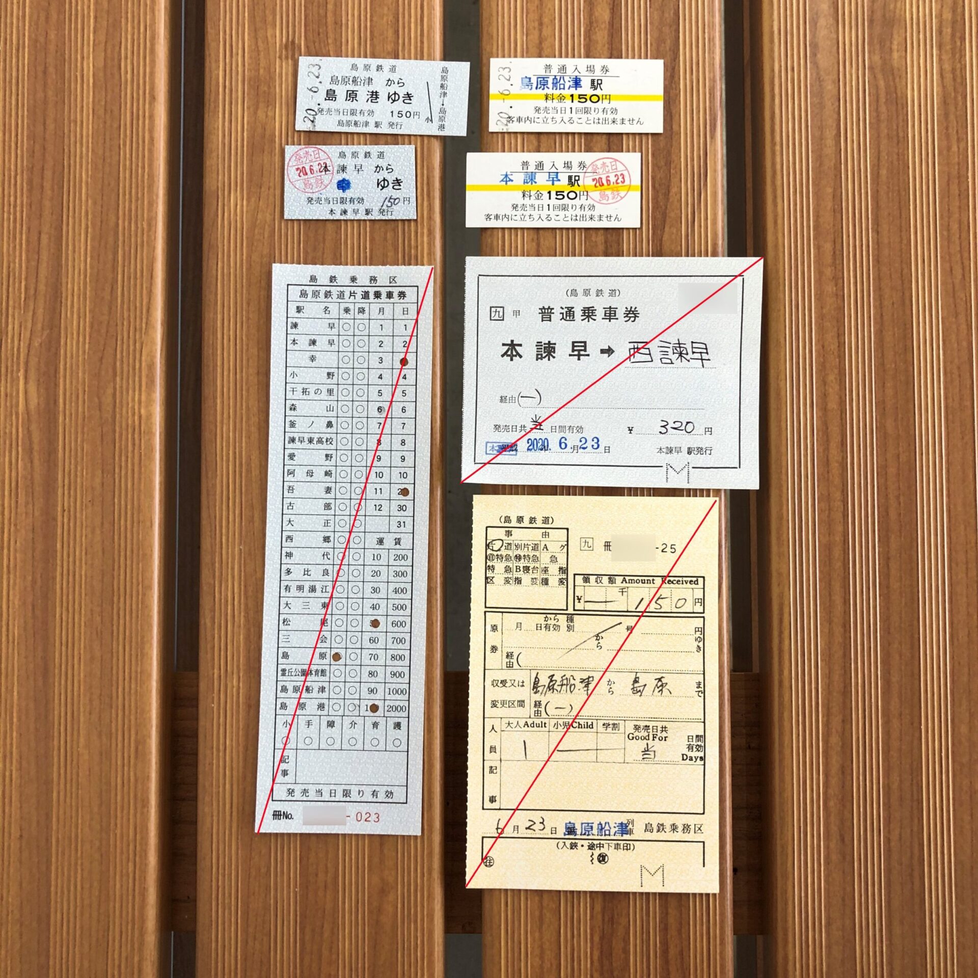 島原鉄道乗車券類