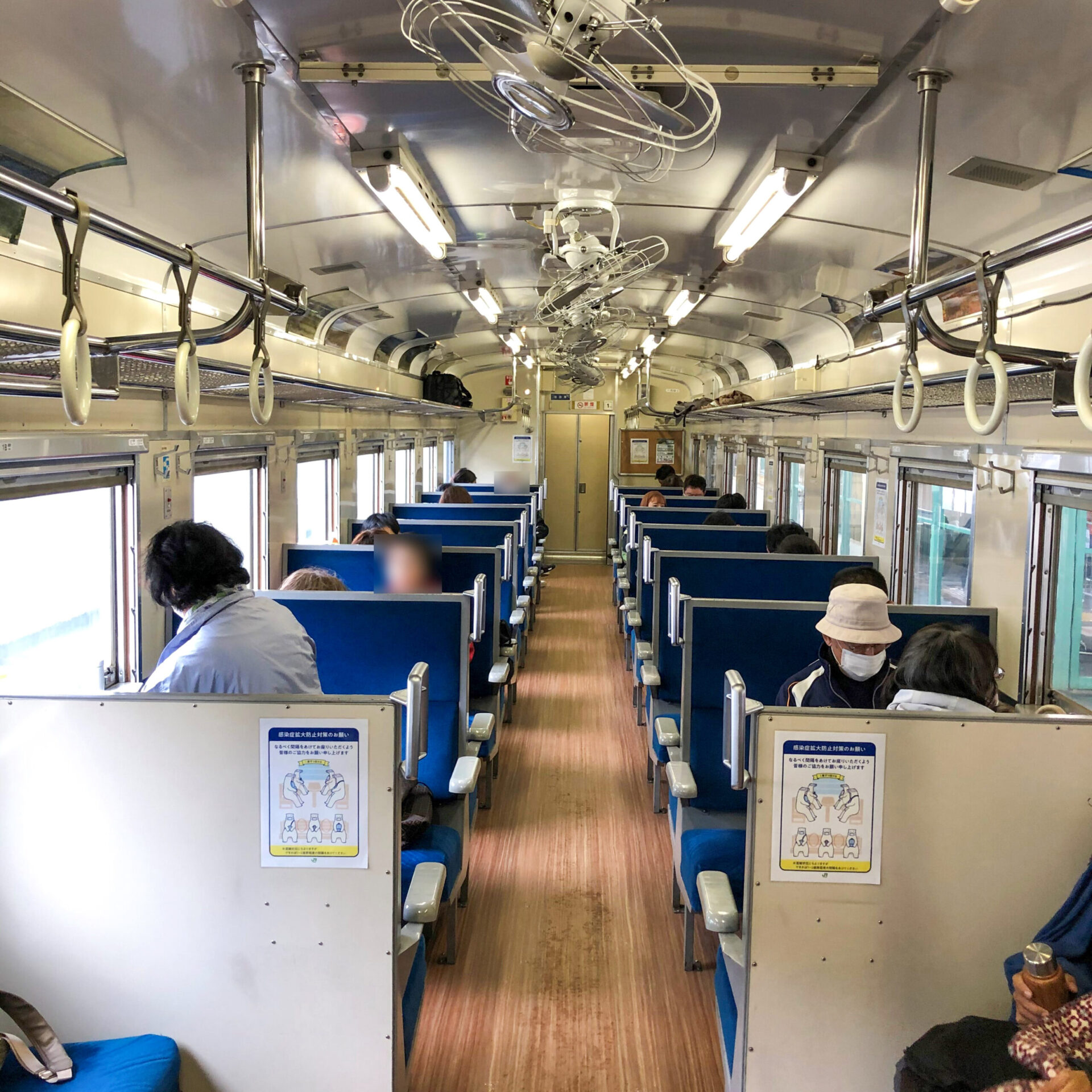 くしろ湿原ノロッコ号自由席車内