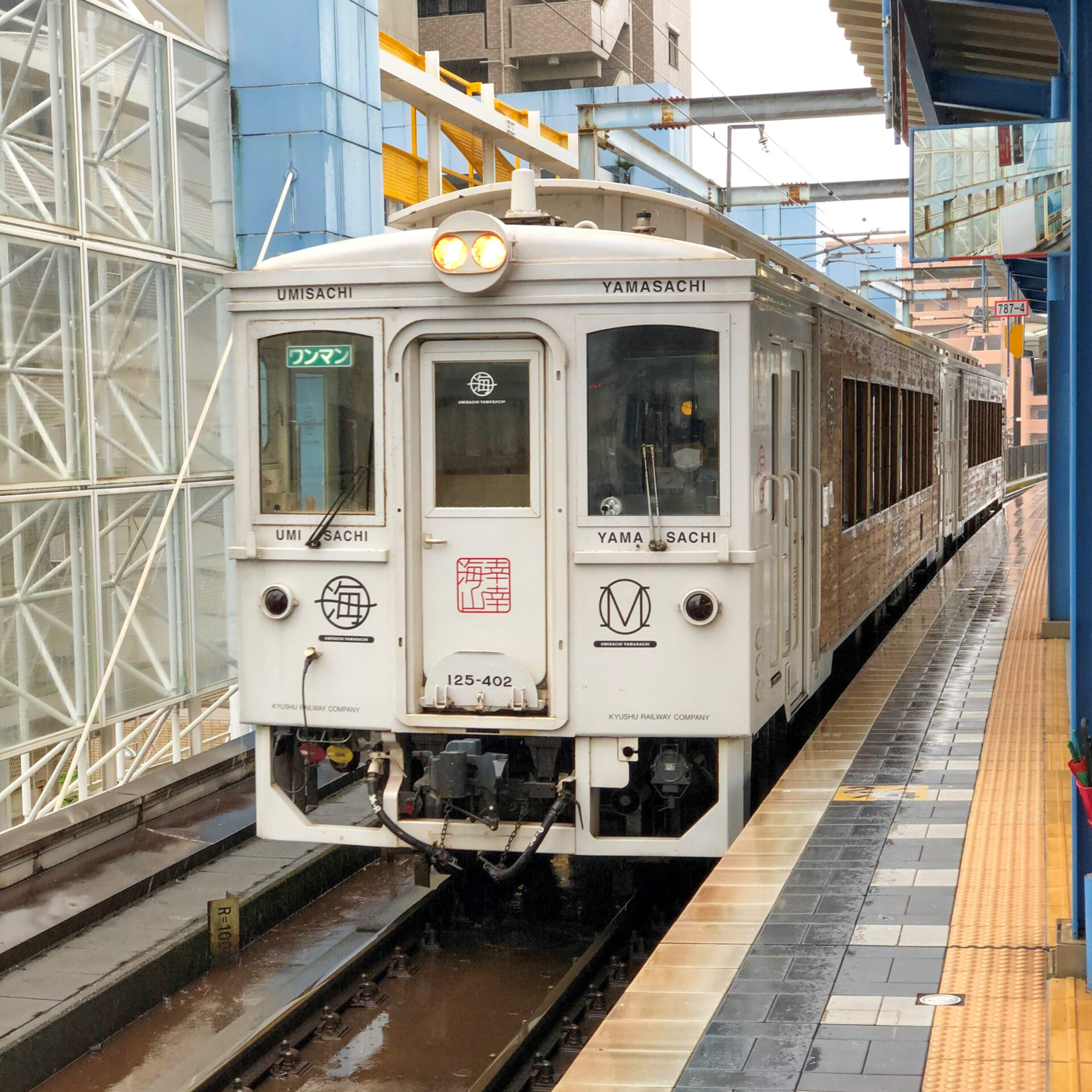 特急海幸山幸号宮崎駅にて