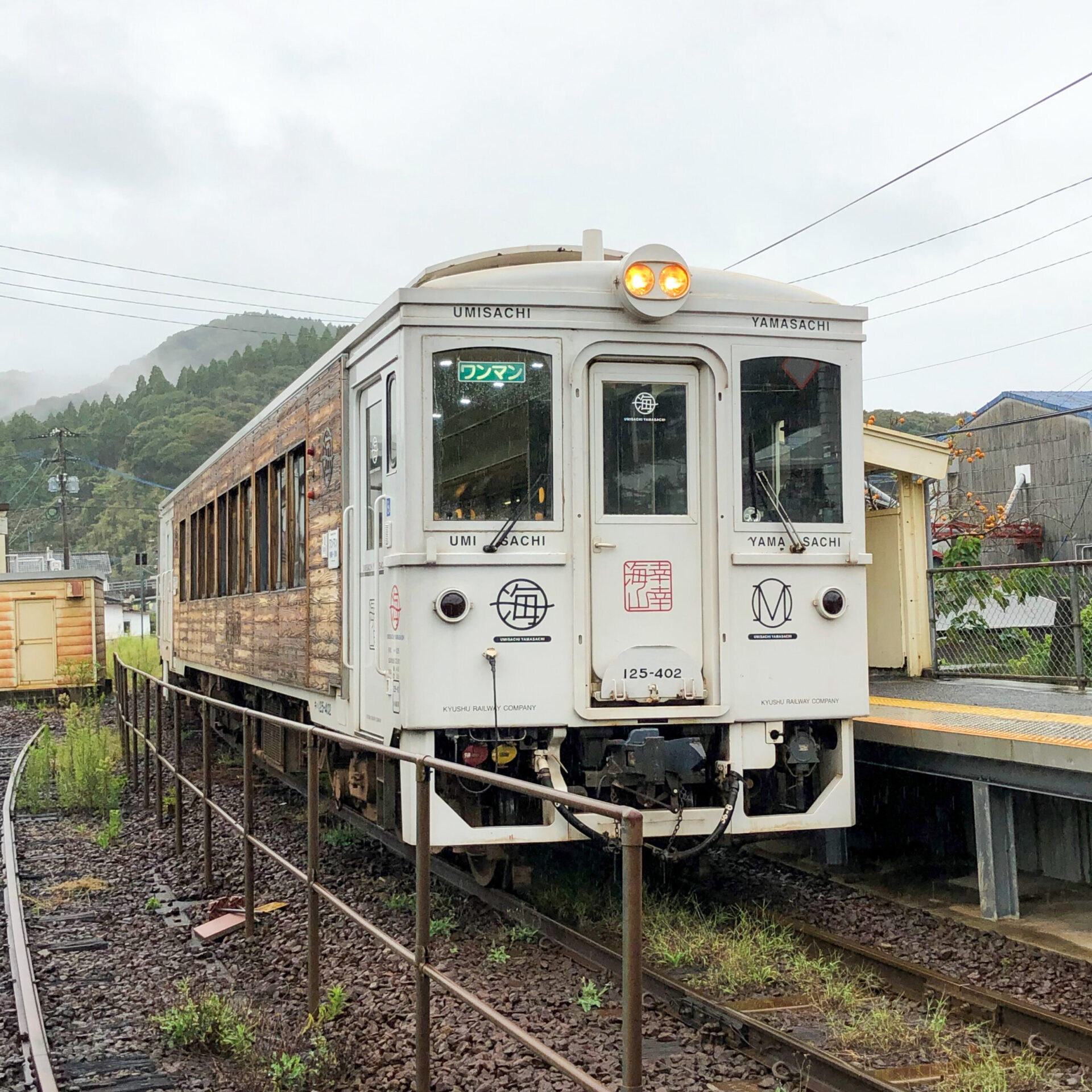 特急海幸山幸号南郷駅にて