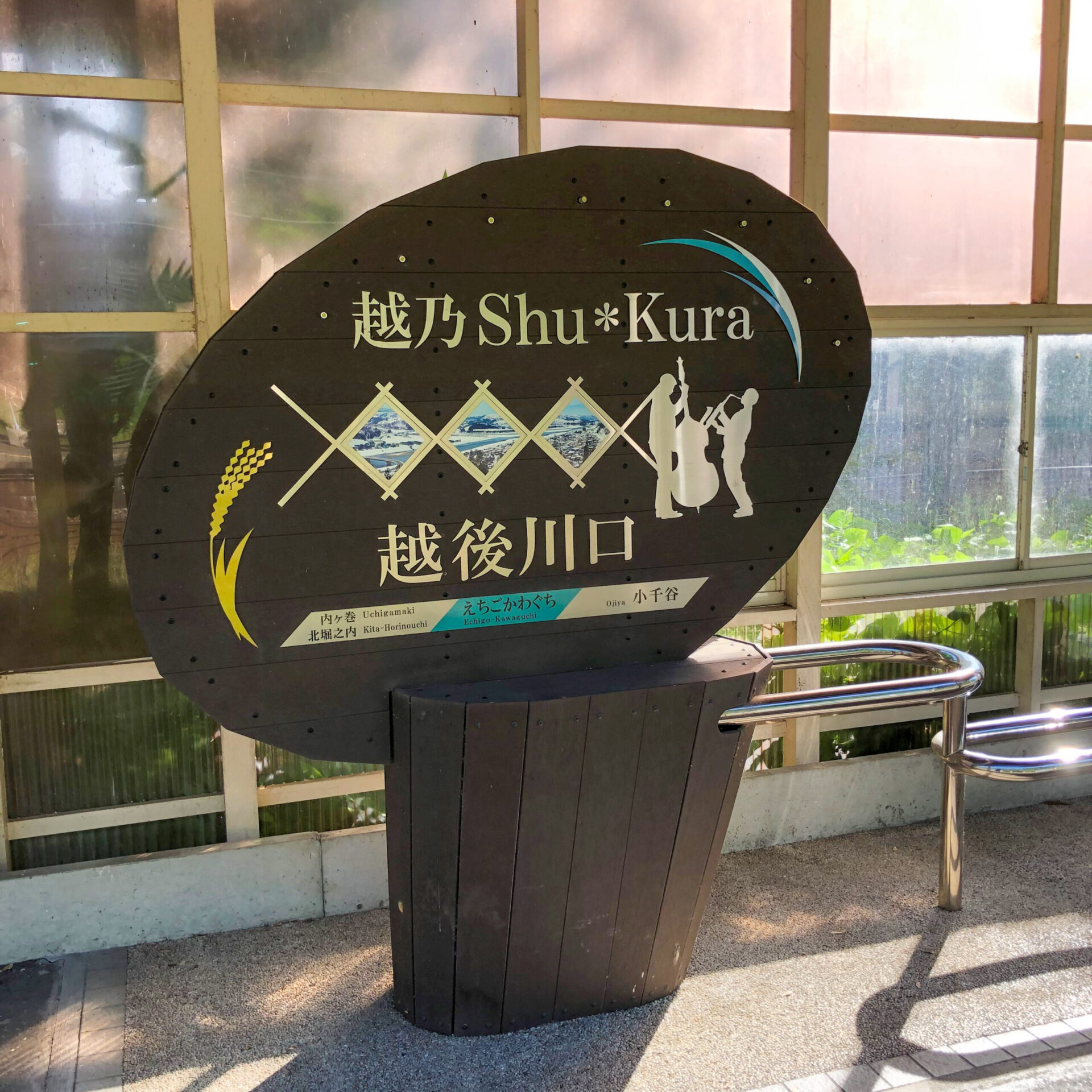 越後川口駅駅名標