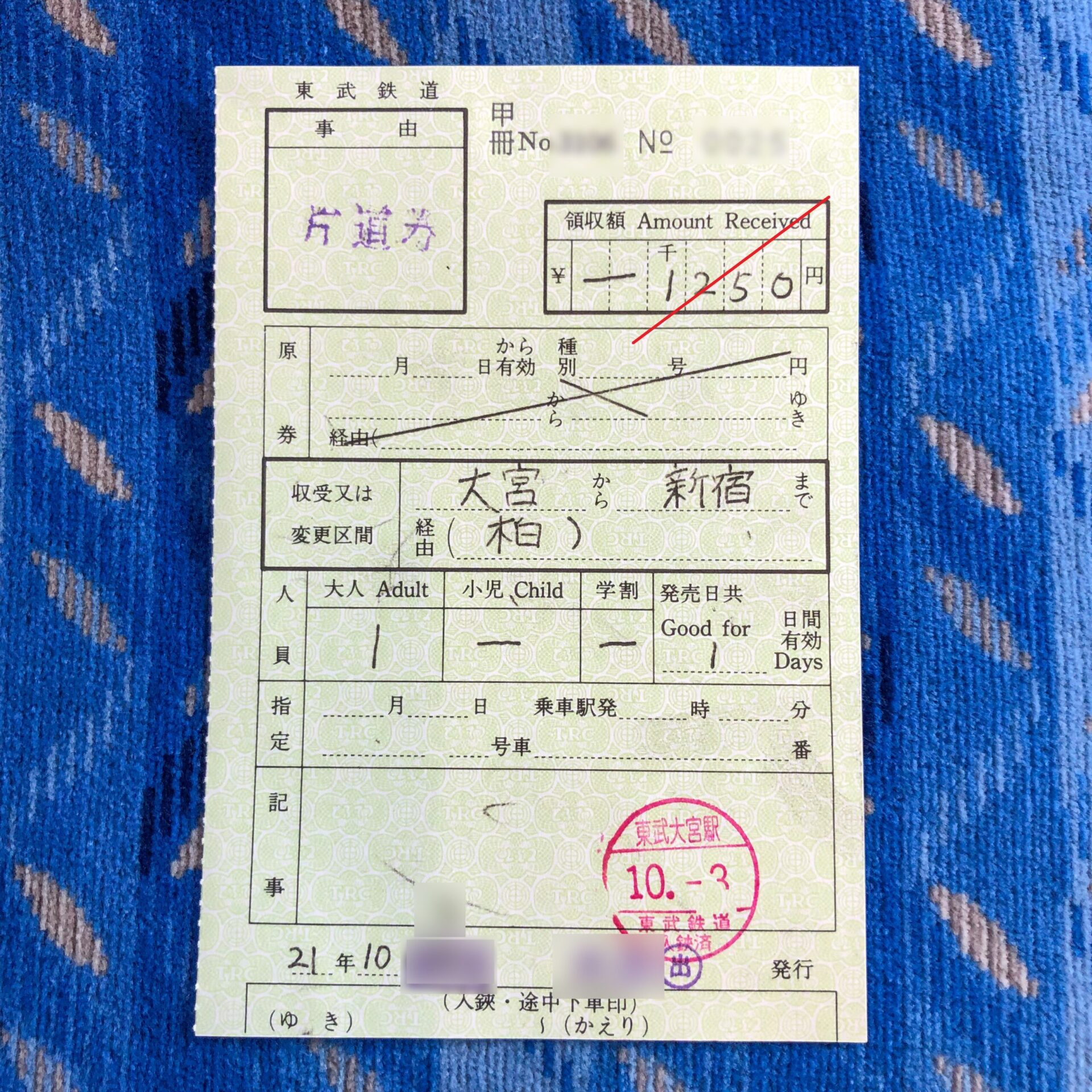 東武鉄道の連絡きっぷ