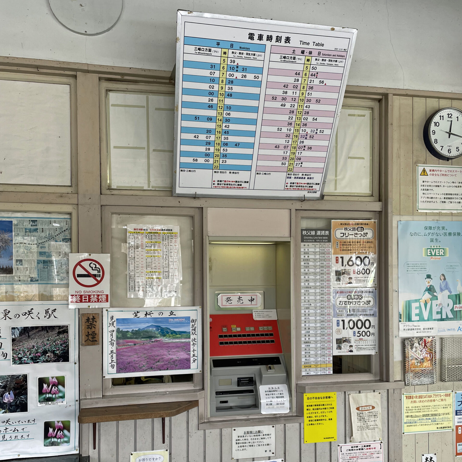 秩父鉄道武州日野駅