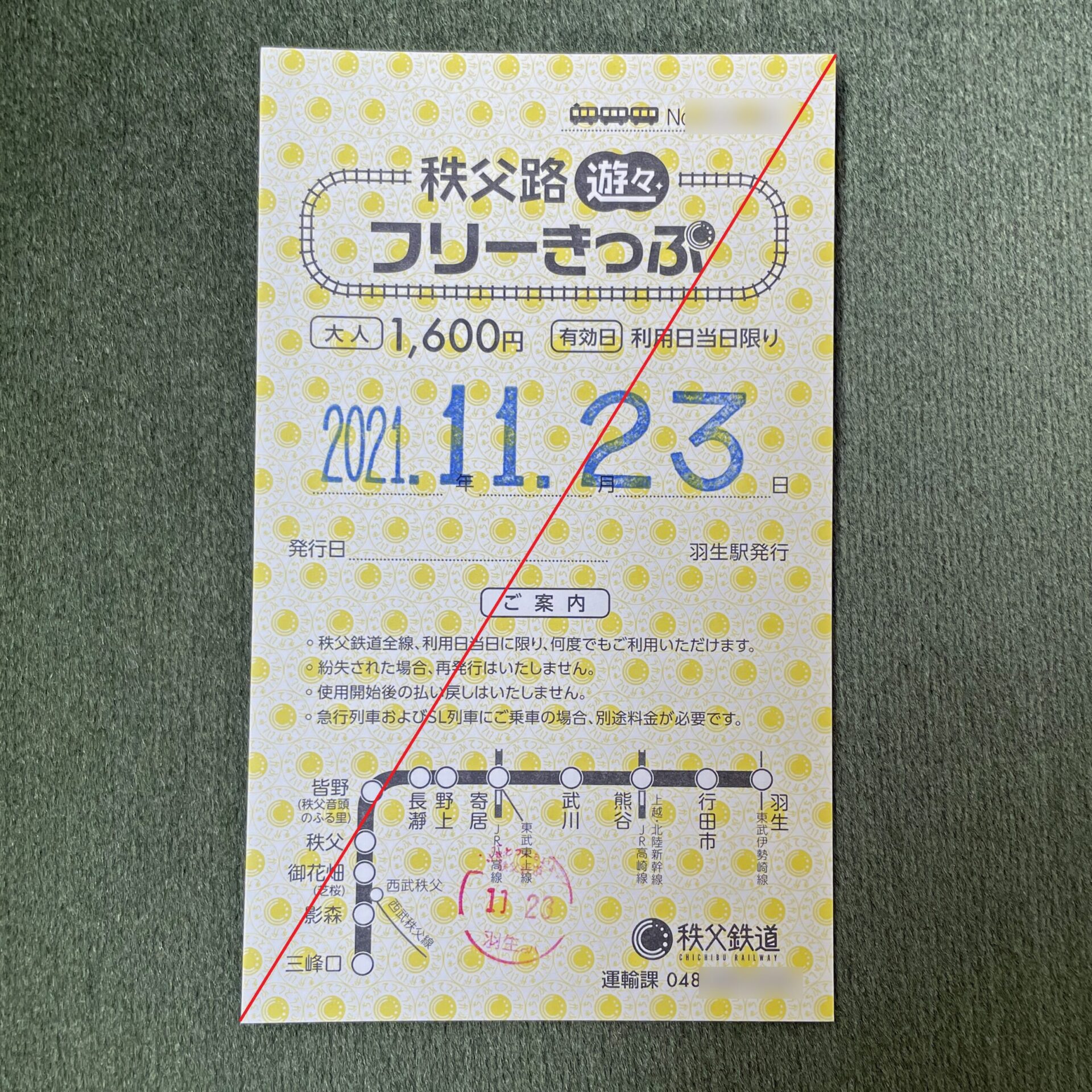 秩父路遊々フリーきっぷ