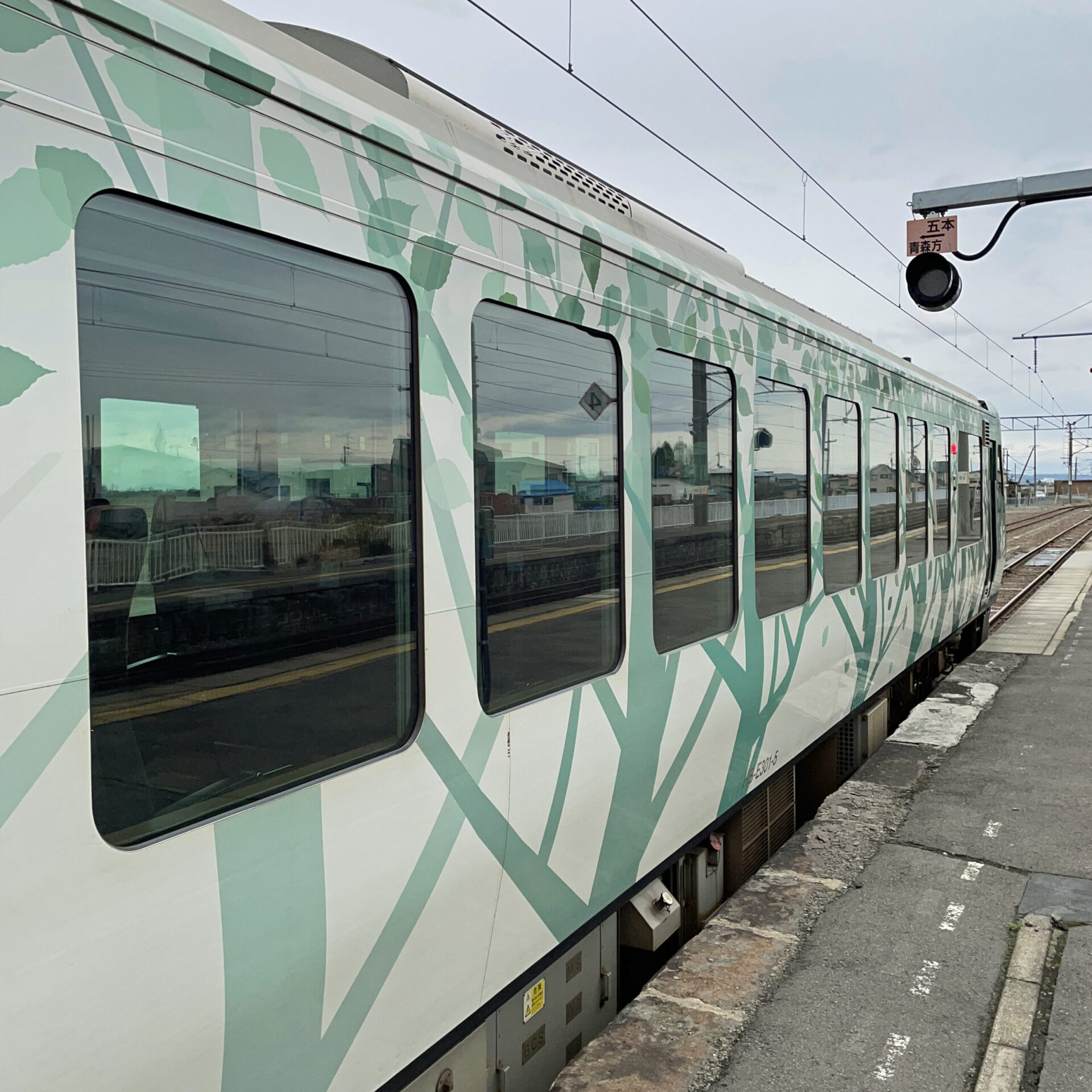 リゾートしらかみぶな編成車両側面