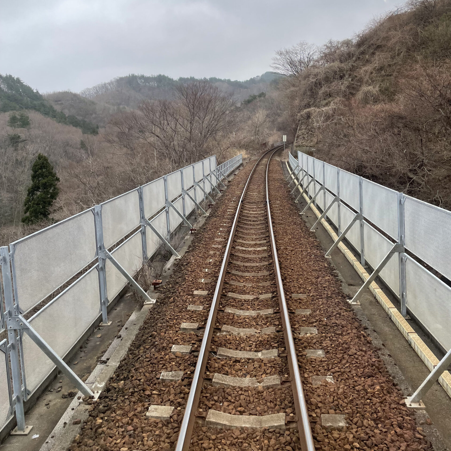 北リアス線内の鉄橋