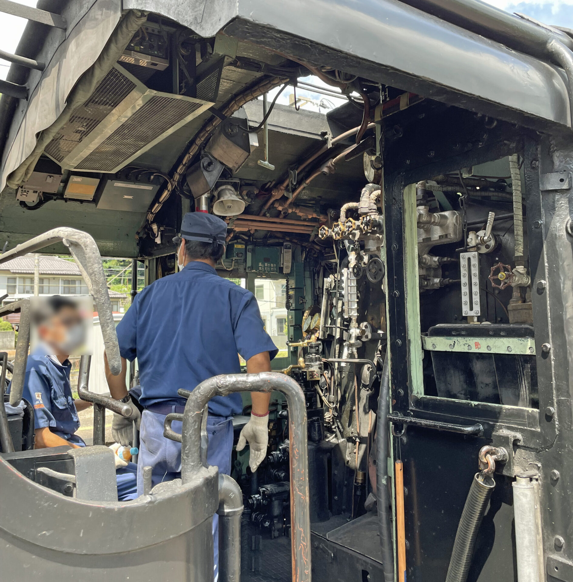 D51498蒸気機関車運転台