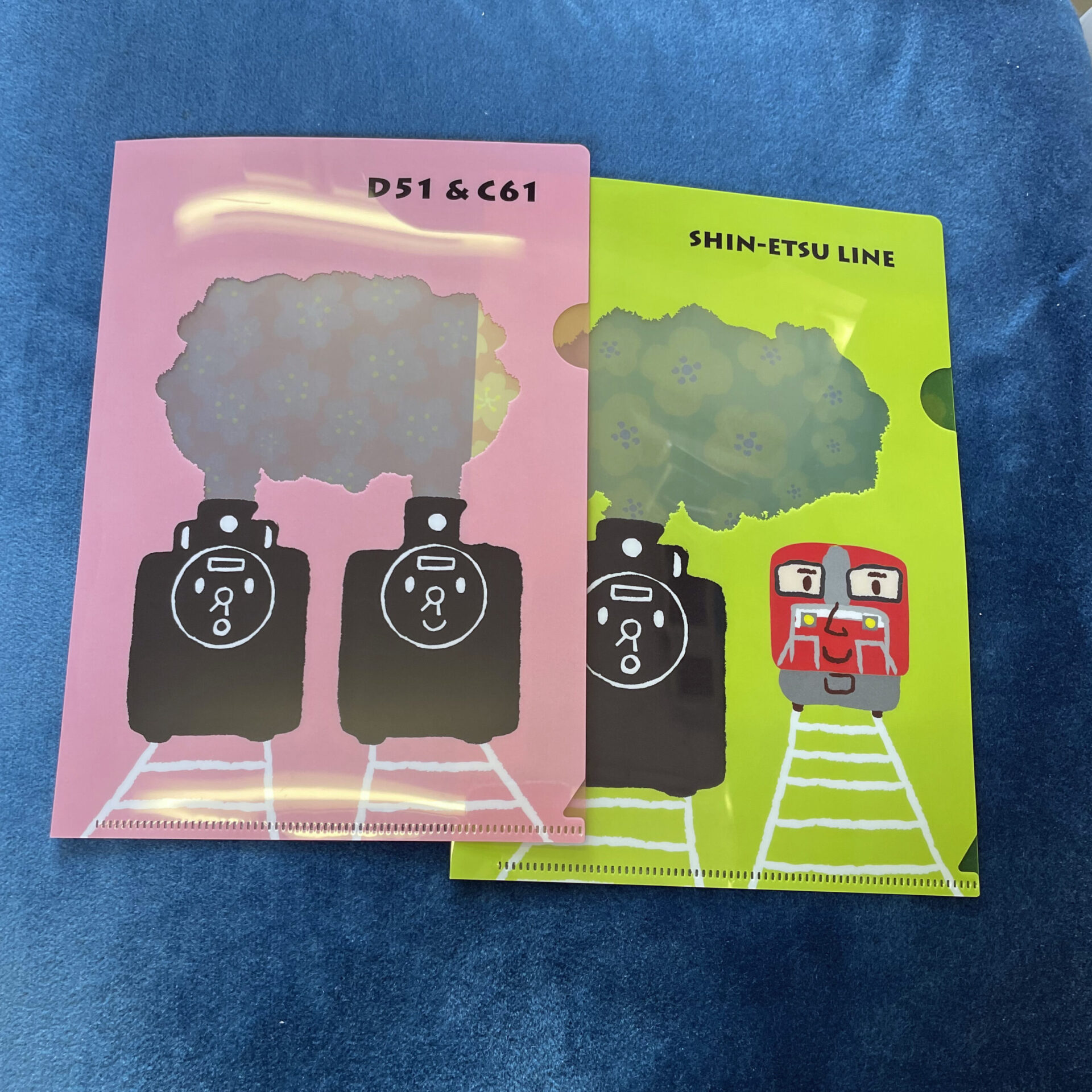 SLぐんまよこかわ号オリジナルクリアファイル
