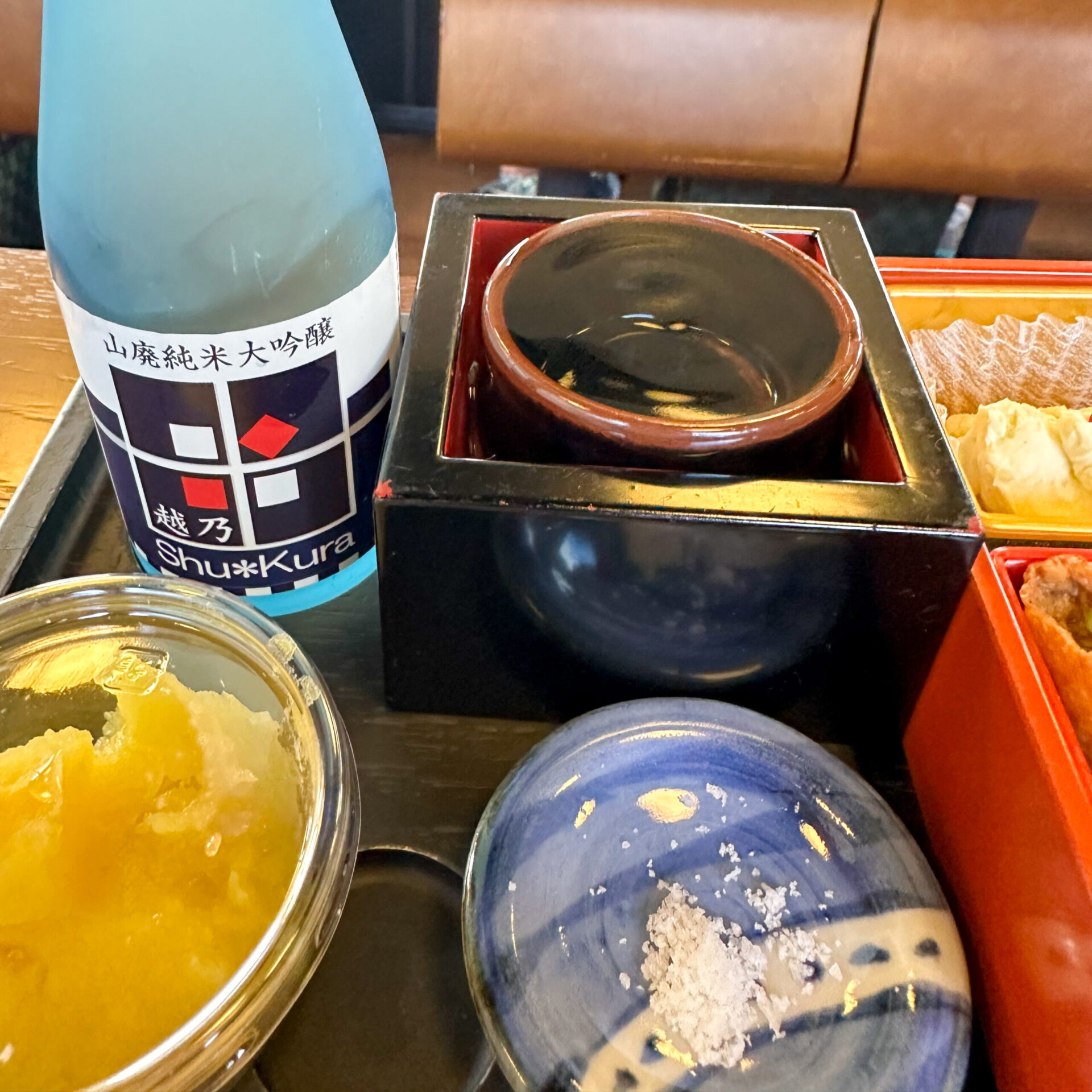 越乃しゅくら号食事