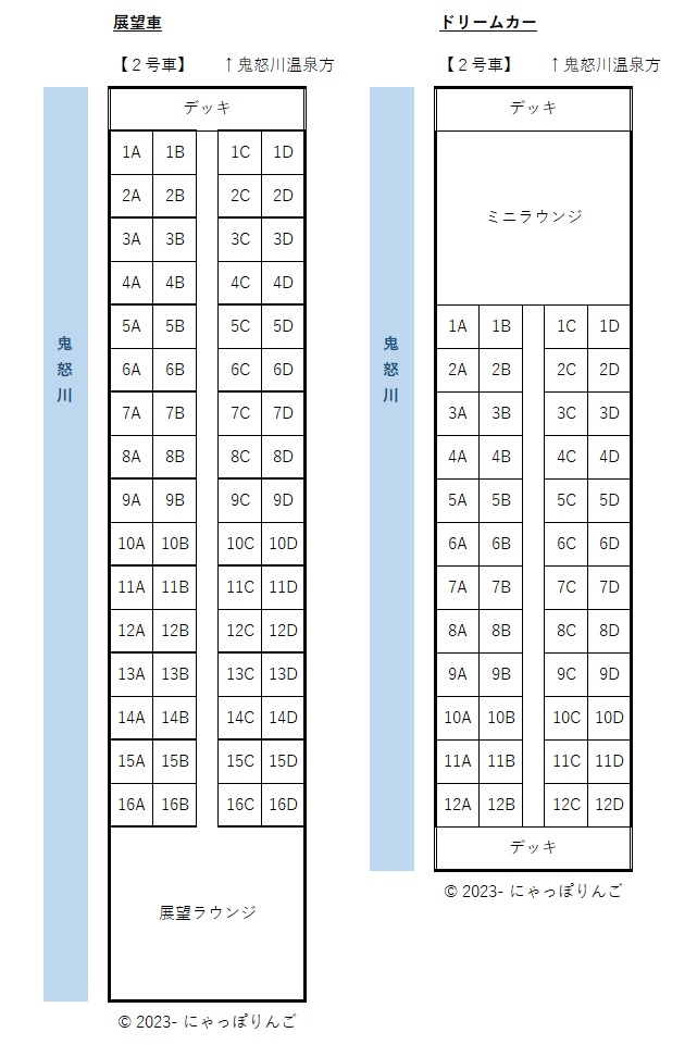 SL大樹席番表