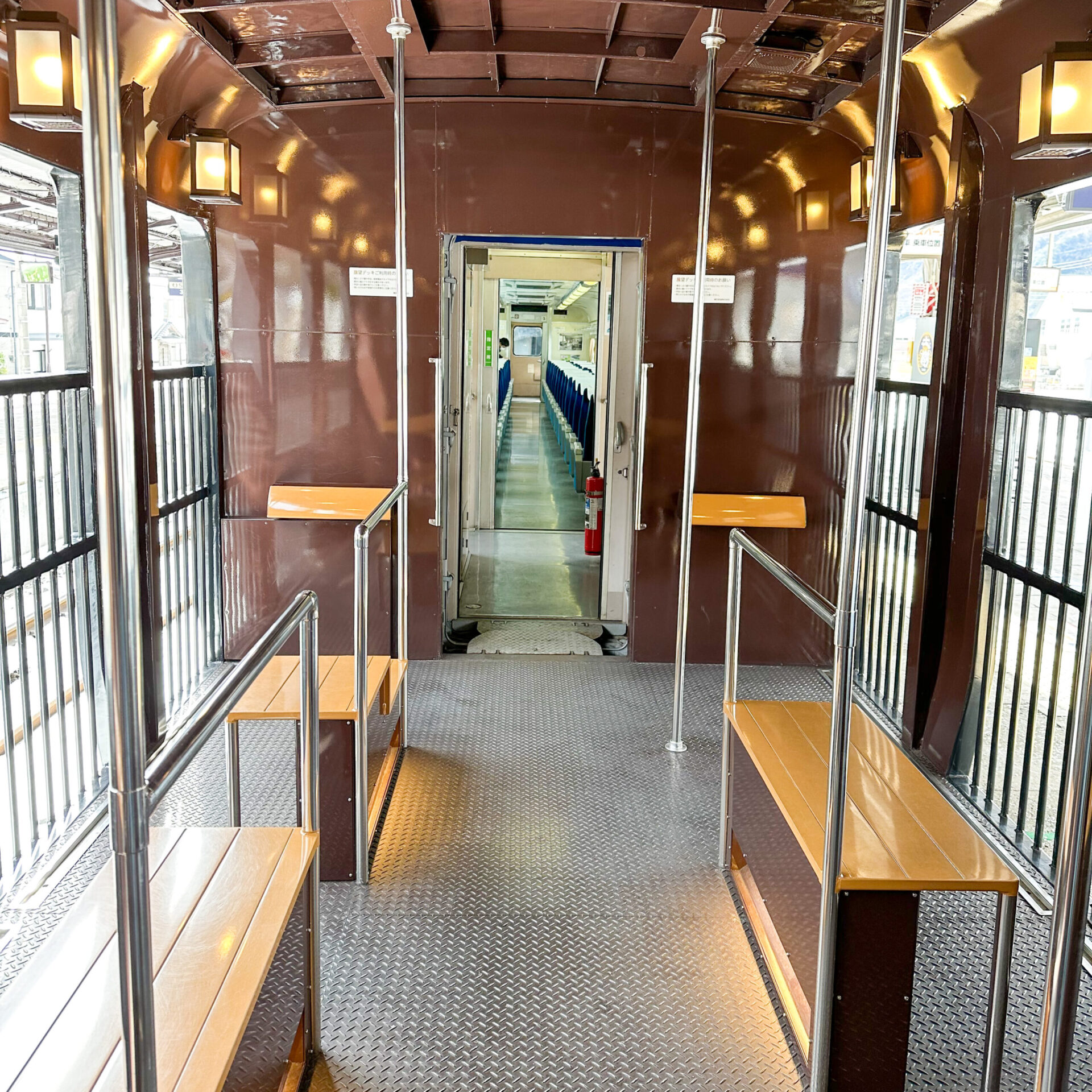 12系展望車展望スペース