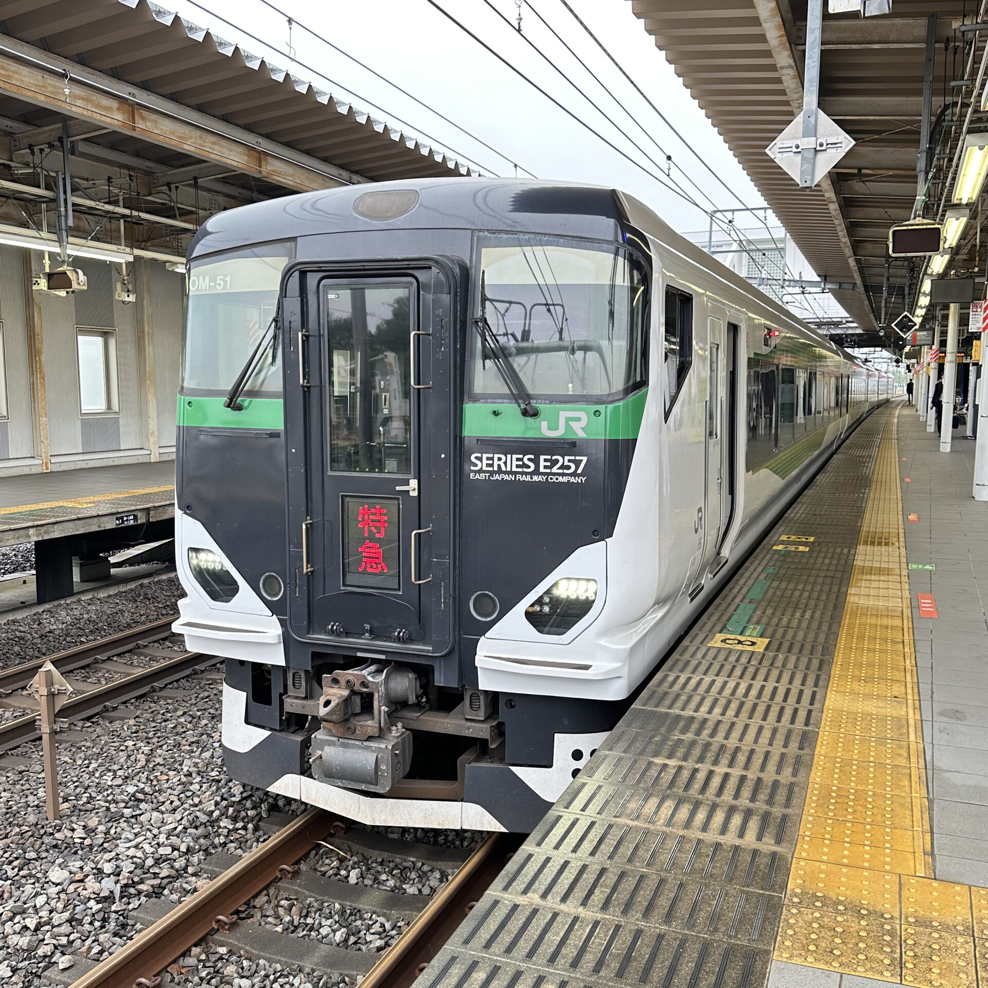 特急鎌倉号吉川美南駅にて