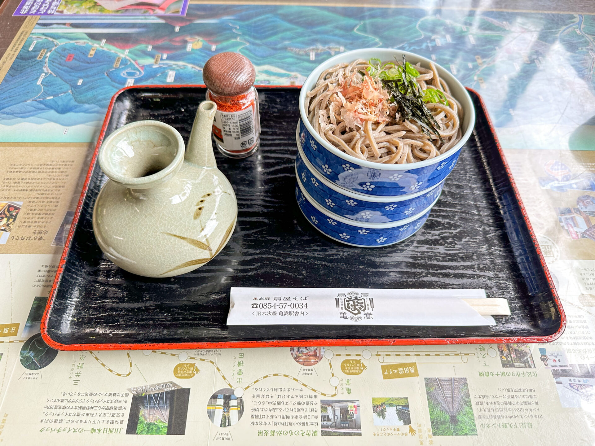 出雲そば扇屋そばにて