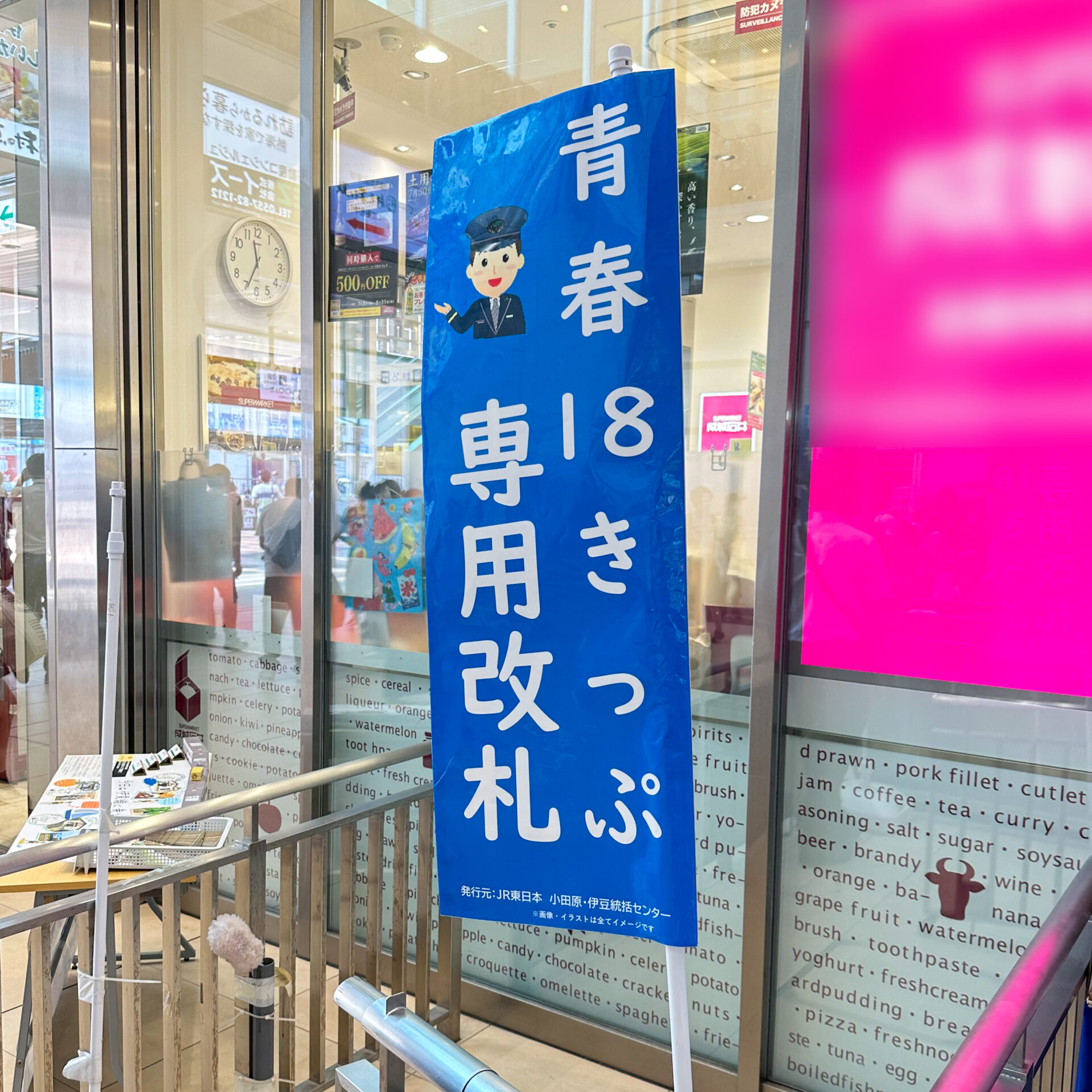 熱海駅青春18きっぷ専用改札
