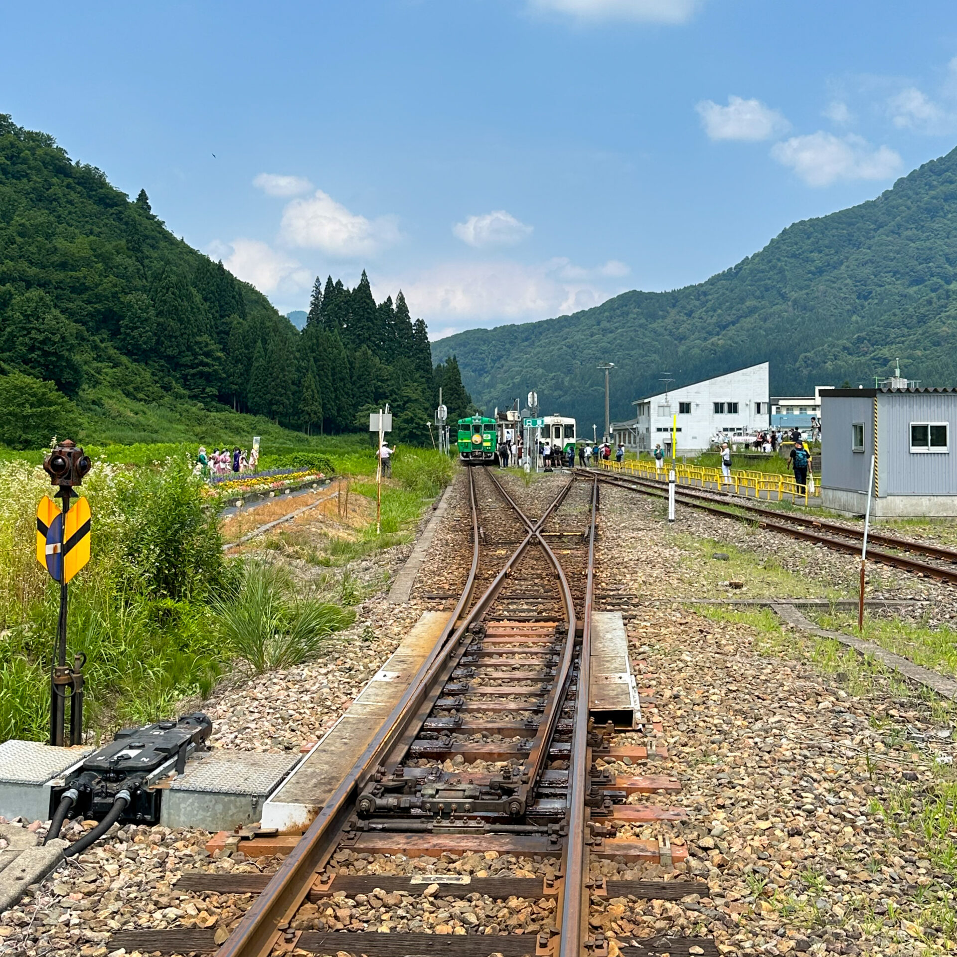 只見駅構内
