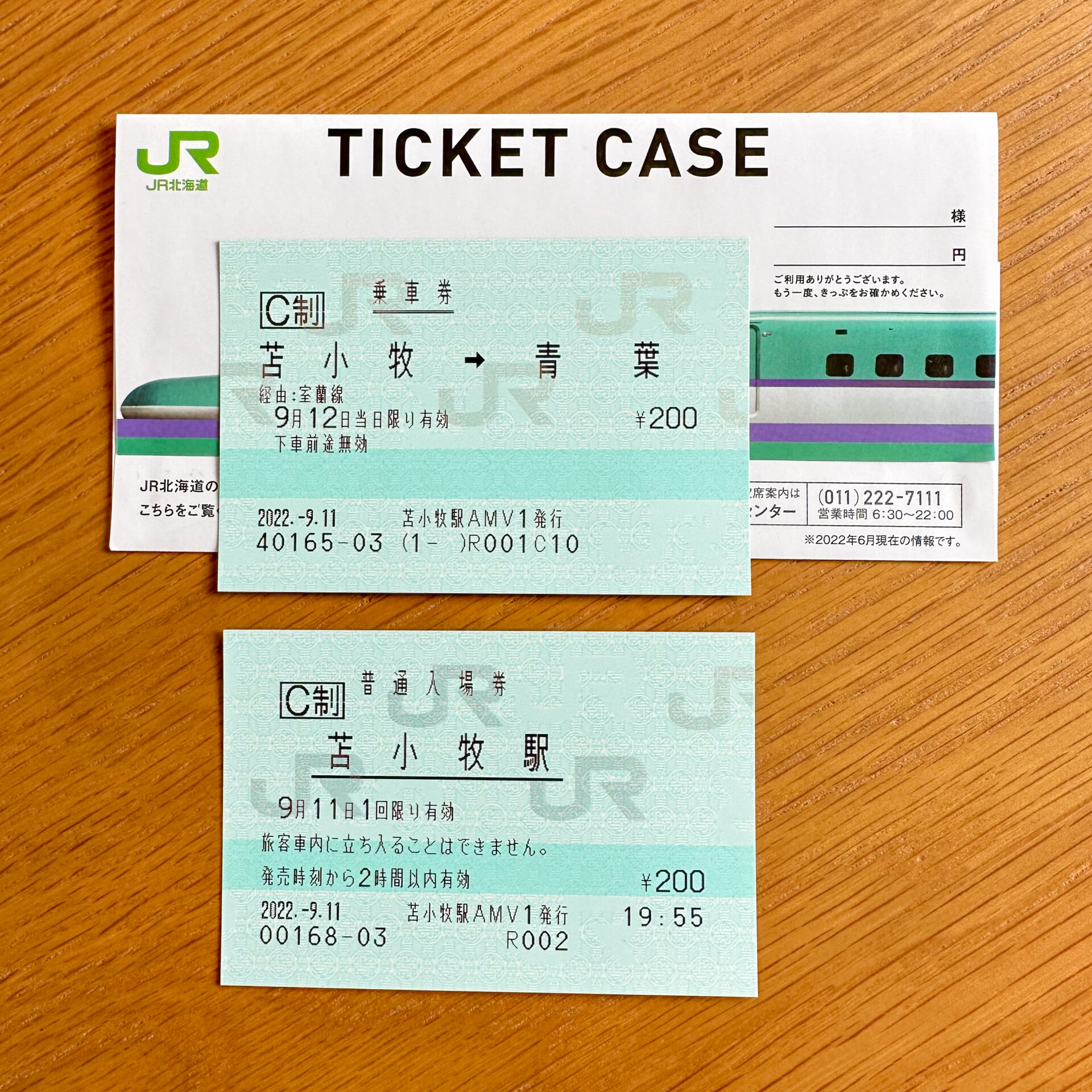 話せる券売機マルスモード乗車券サンプル