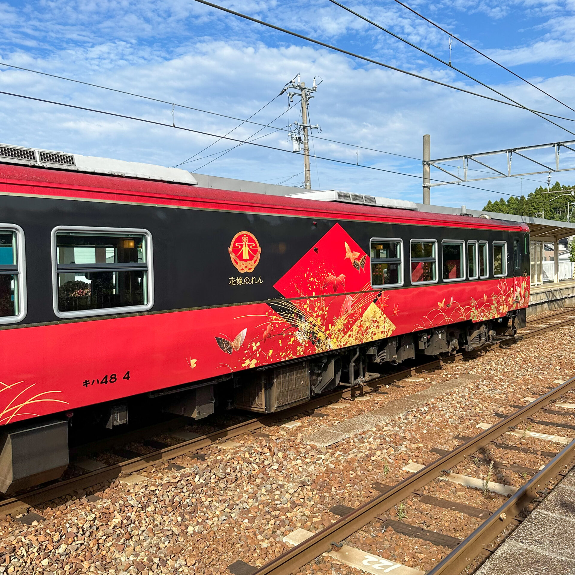 花嫁のれん号和倉温泉駅にて