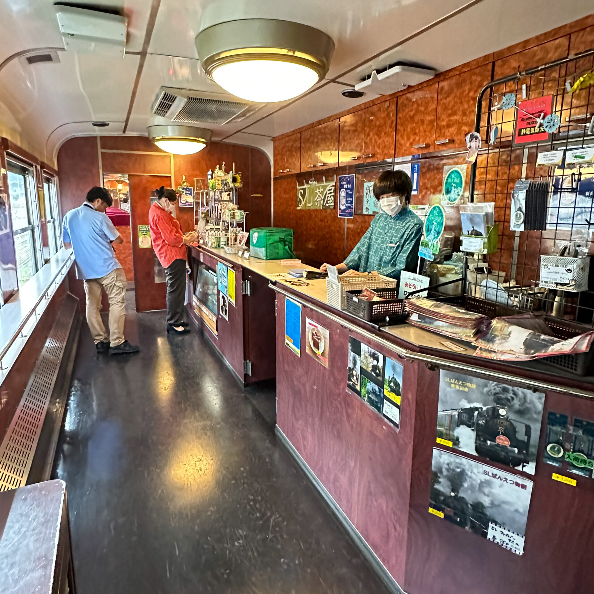 SLばんえつ物語号売店